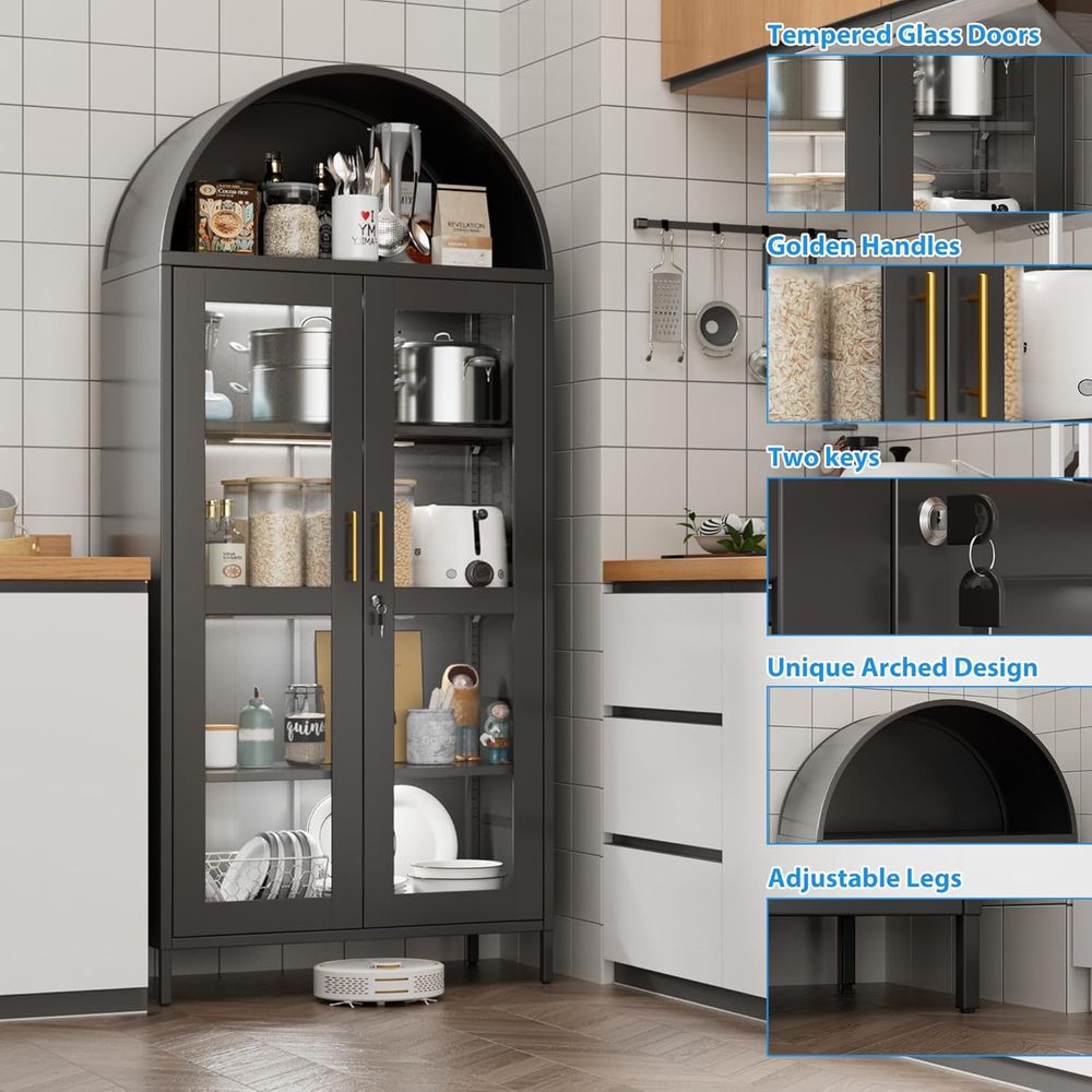78.74 High Metal Arched Cabine - Home & Bathroom Building Products Pte Ltd บทวิจารณ์และราคา