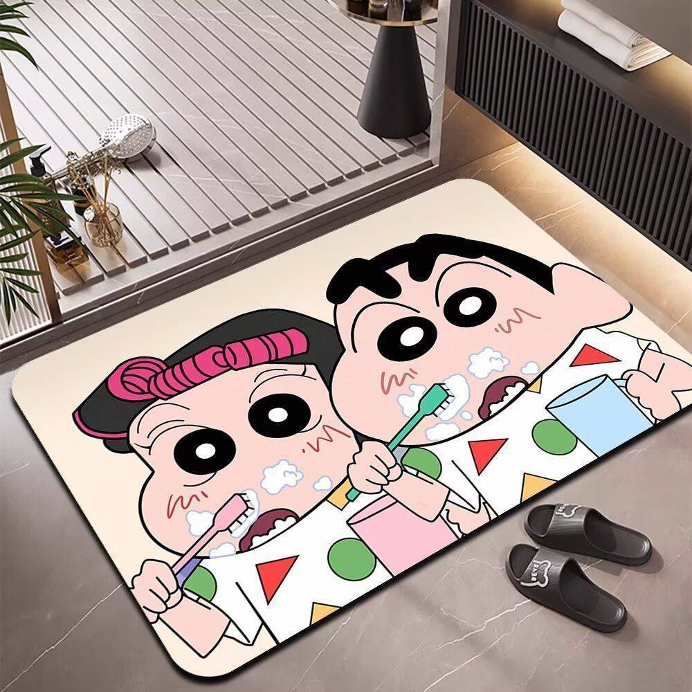Crayon Shin-Chan Cartoon Diato - Home Bathroom Mats บทวิจารณ์และราคา