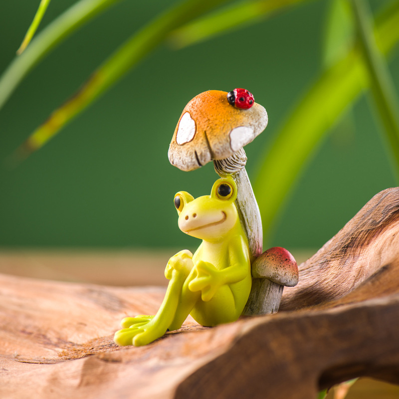 Resin Funny Frog Figurines For - Bathroom Home Improvement บทวิจารณ์และราคา