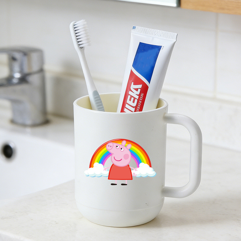 Peppa Pigs Toothbrush Cup Girl - Home Bathroom Equipment บทวิจารณ์และราคา