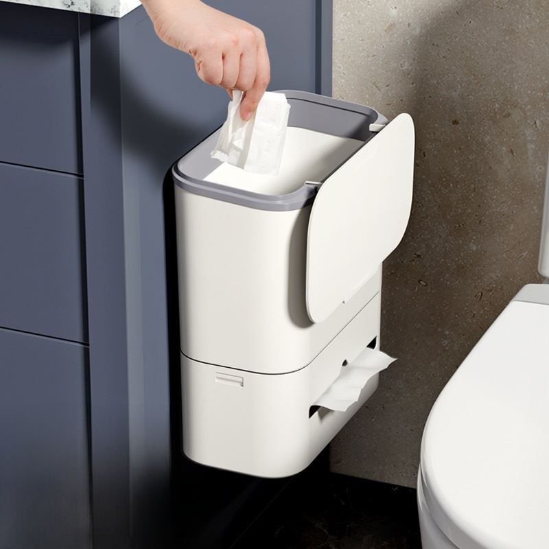 Bathroom Trash Can Toilet Pape - Home Bathroom With Two Toilets บทวิจารณ์และราคา