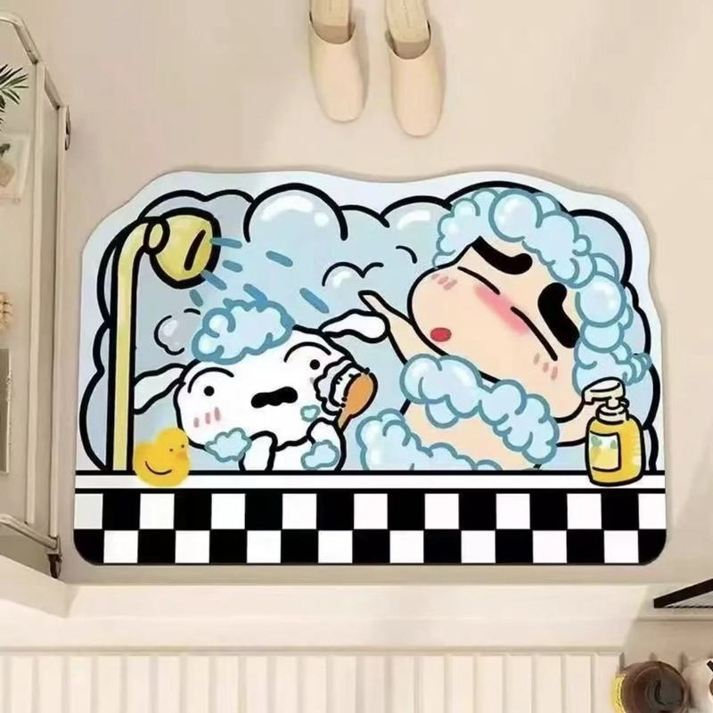Shower Room Water Uptake Mat Q - Home Bathroom Mats บทวิจารณ์และราคา