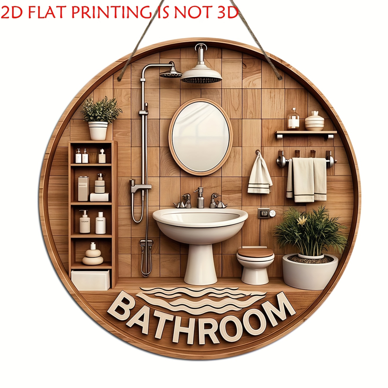 One 2D flat circular bathroom  - Home One Bathroom บทวิจารณ์และราคา