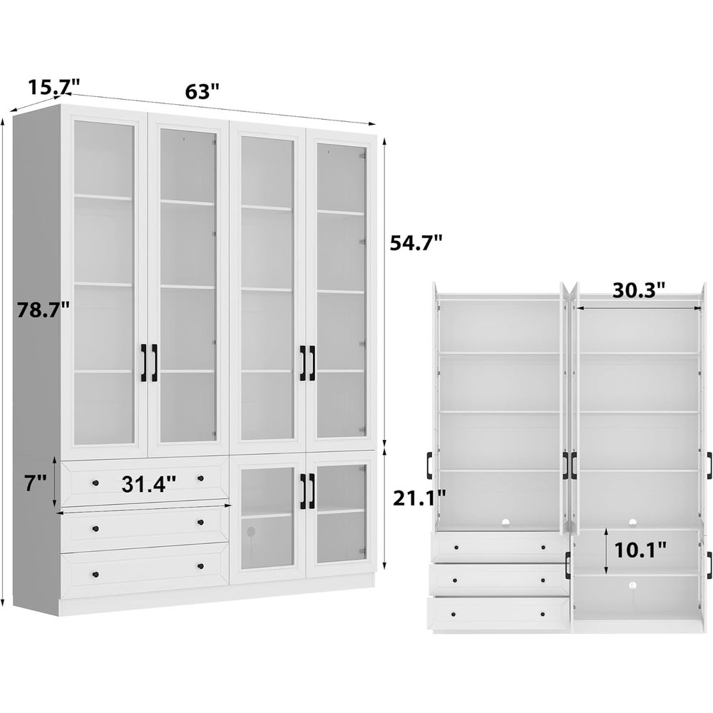 63 Wide Glass Door Display Cab - Home & Bathroom Building Products Pte Ltd บทวิจารณ์และราคา