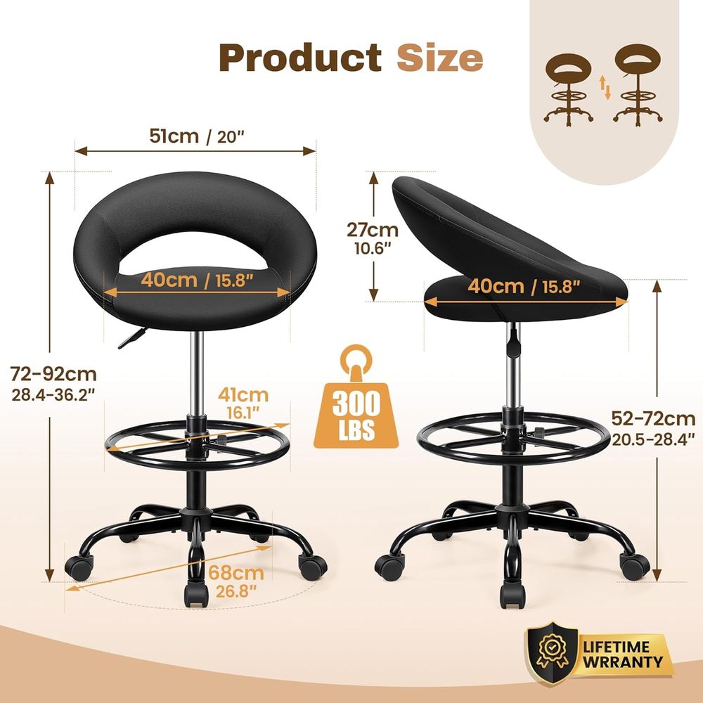 Adjustable Swivel Bar Stools w - Home & Bathroom Building Products Pte Ltd บทวิจารณ์และราคา