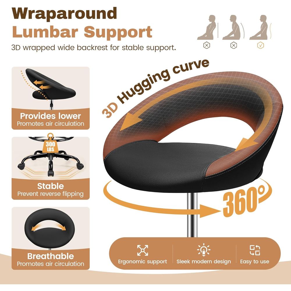 Adjustable Swivel Bar Stools w - Home & Bathroom Building Products Pte Ltd บทวิจารณ์และราคา