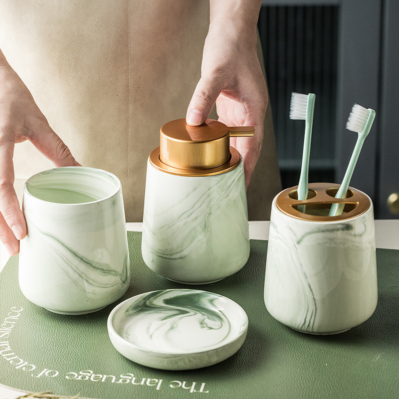 Ceramics Bathroom Accessories  - Zara Home Bathroom Set บทวิจารณ์และราคา