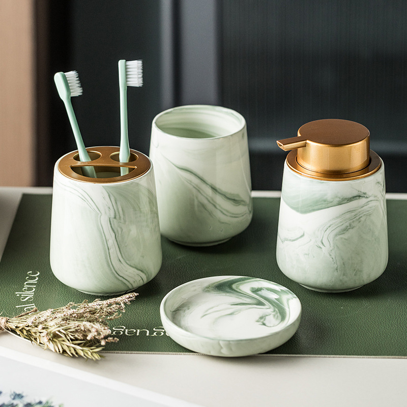 Ceramics Bathroom Accessories  - Zara Home Bathroom Set บทวิจารณ์และราคา