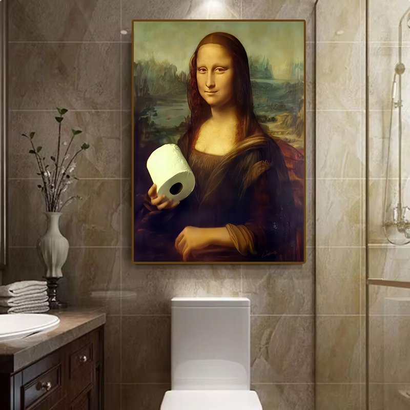 1pc Funny Abstract Bathroom To - Home Bathroom Pictures บทวิจารณ์และราคา