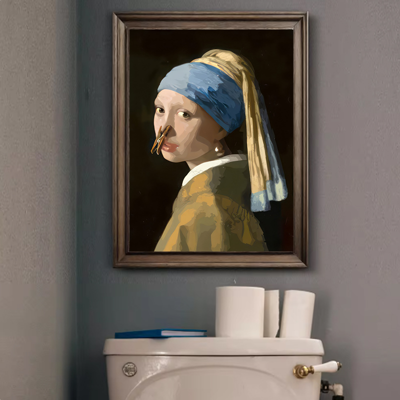 1pc Funny Abstract Bathroom To - Home Bathroom Pictures บทวิจารณ์และราคา