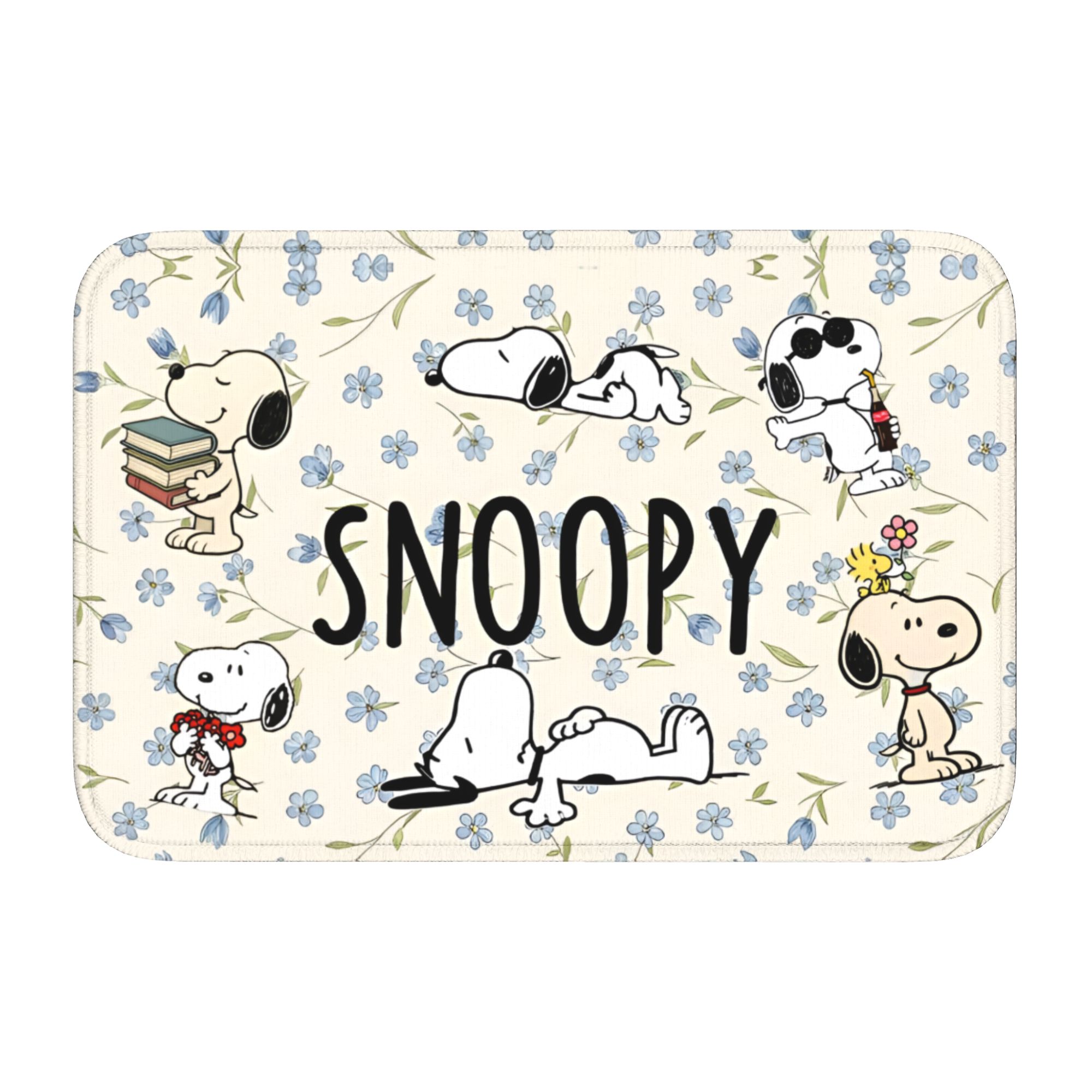 Custom Cute Cartoon S-Snoopys  - Home Bathroom Mats บทวิจารณ์และราคา
