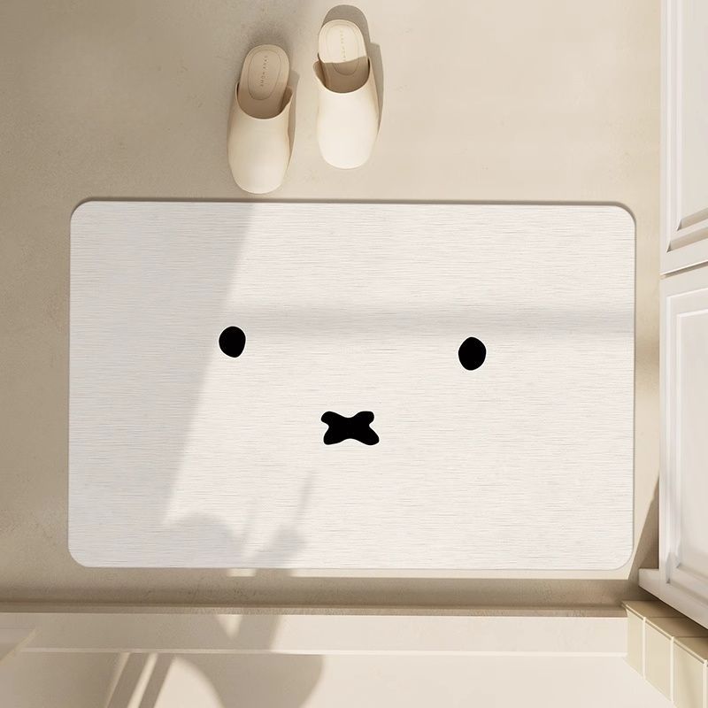 Kawaii Miffy Floor Mat Simple  - Home Bathroom Mats บทวิจารณ์และราคา