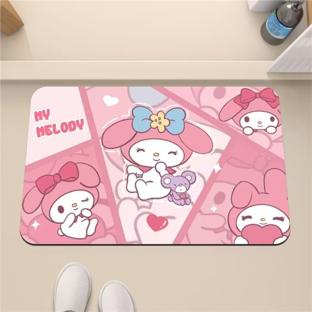 Hello Kitty Non-Slip Absorbent - Home Bathroom Mats บทวิจารณ์และราคา