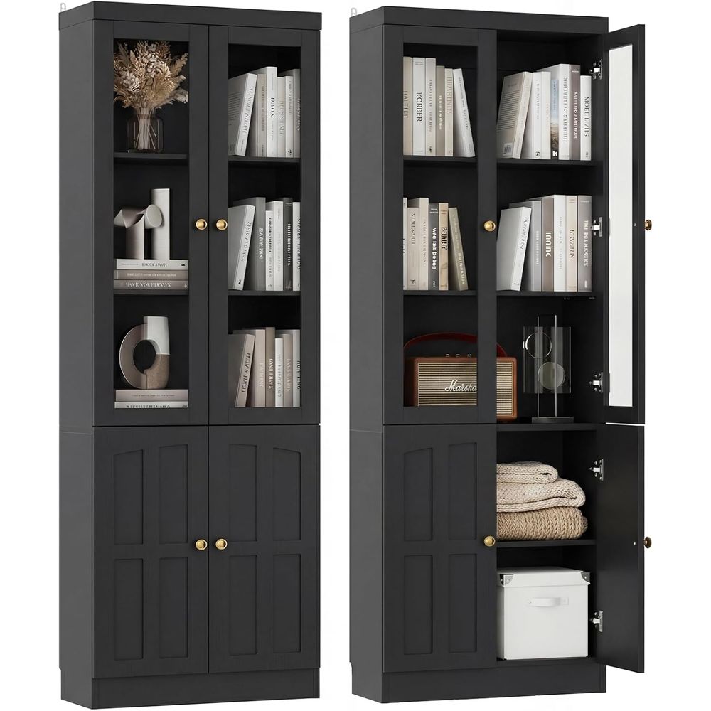 80 Tall Glass Door Bookcase wi - Home & Bathroom Building Products Pte Ltd บทวิจารณ์และราคา
