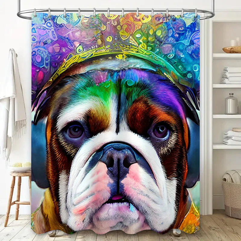 Vibrant Animal Print Shower Cu - Home Bathroom Decor Ideas บทวิจารณ์และราคา