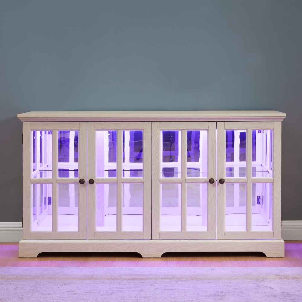 LED Curio Display Cabinet Vint - Home & Bathroom Building Products Pte Ltd บทวิจารณ์และราคา
