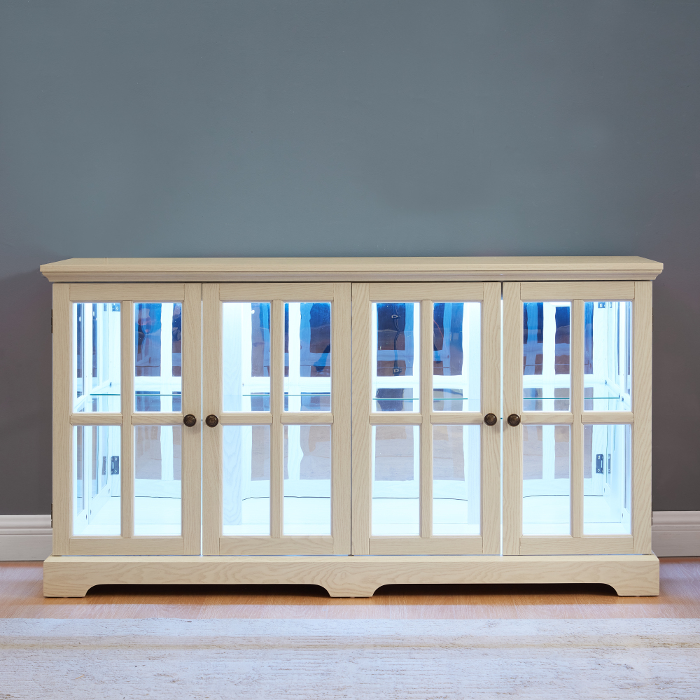 LED Curio Display Cabinet Vint - Home & Bathroom Building Products Pte Ltd บทวิจารณ์และราคา