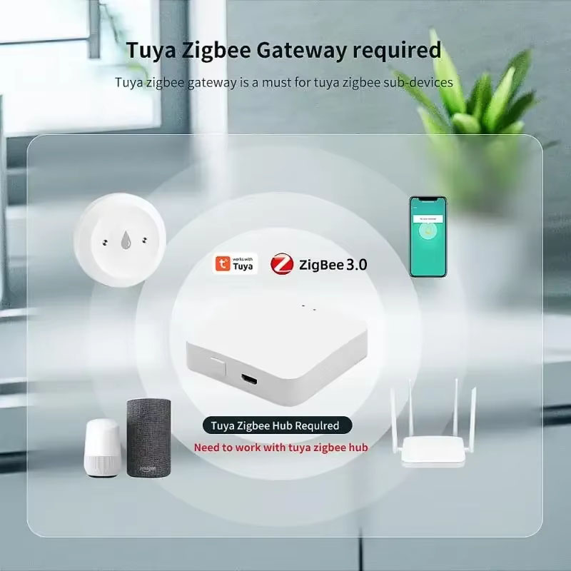 Tuya ZigBee 3.0 Water Leak Det - Bathroom Home Improvement บทวิจารณ์และราคา