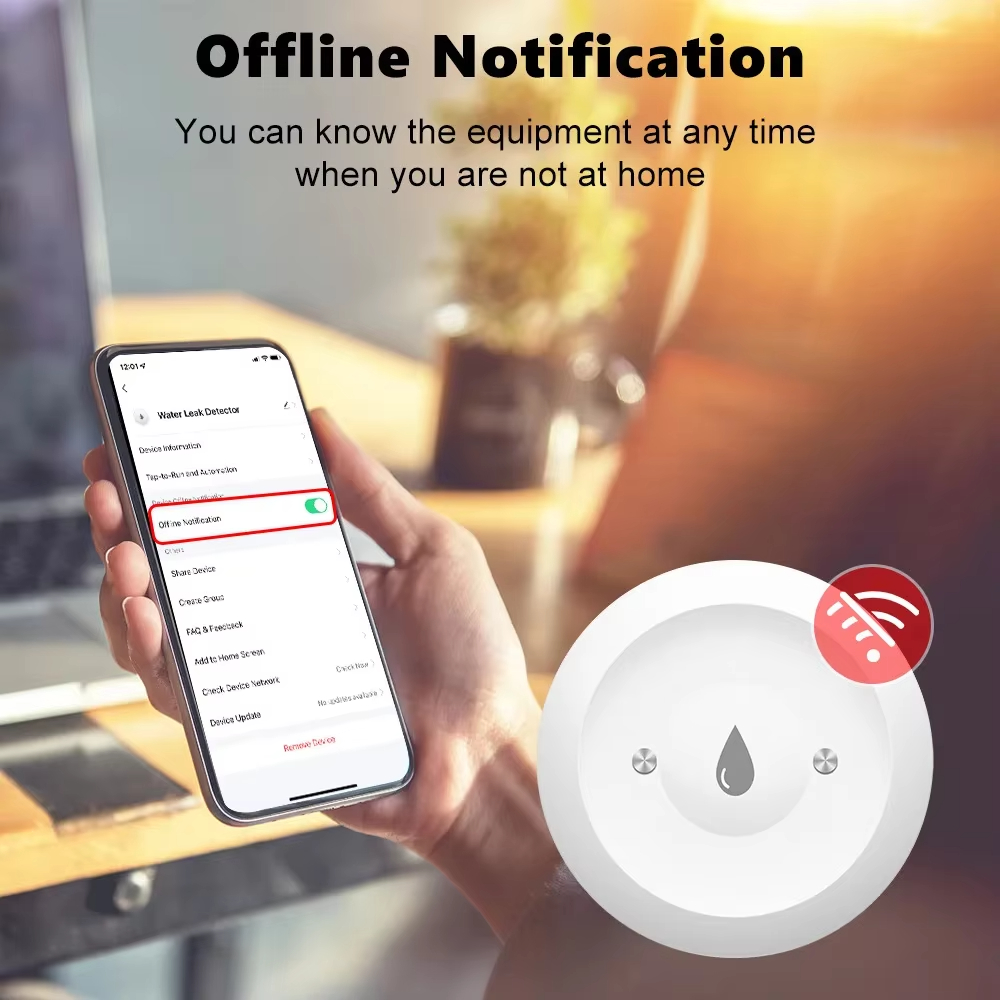 Tuya ZigBee 3.0 Water Leak Det - Bathroom Home Improvement บทวิจารณ์และราคา