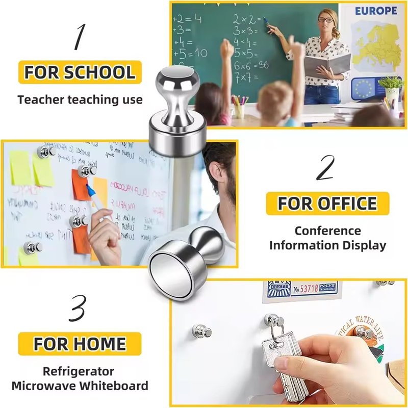 10PCS Strong Magnetic Hooks Mu - Home Bathroom Key บทวิจารณ์และราคา