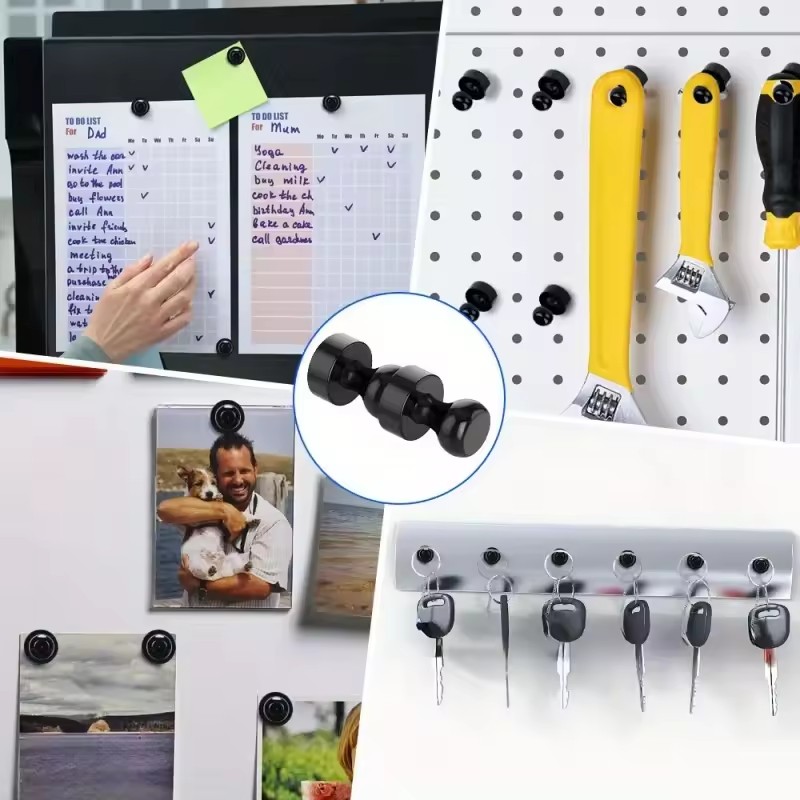 10PCS Strong Magnetic Hooks Mu - Home Bathroom Key บทวิจารณ์และราคา