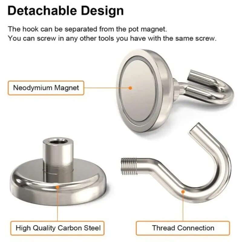 10PCS Strong Magnet Hooks Mult - Home Bathroom Key บทวิจารณ์และราคา