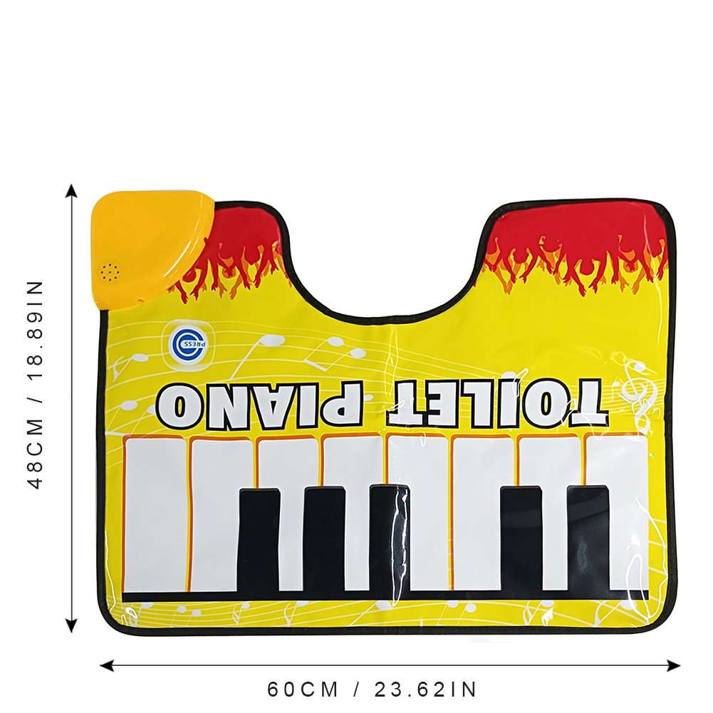 Toilet Piano Mat Novelty Potty - Home Bathroom Mats บทวิจารณ์และราคา