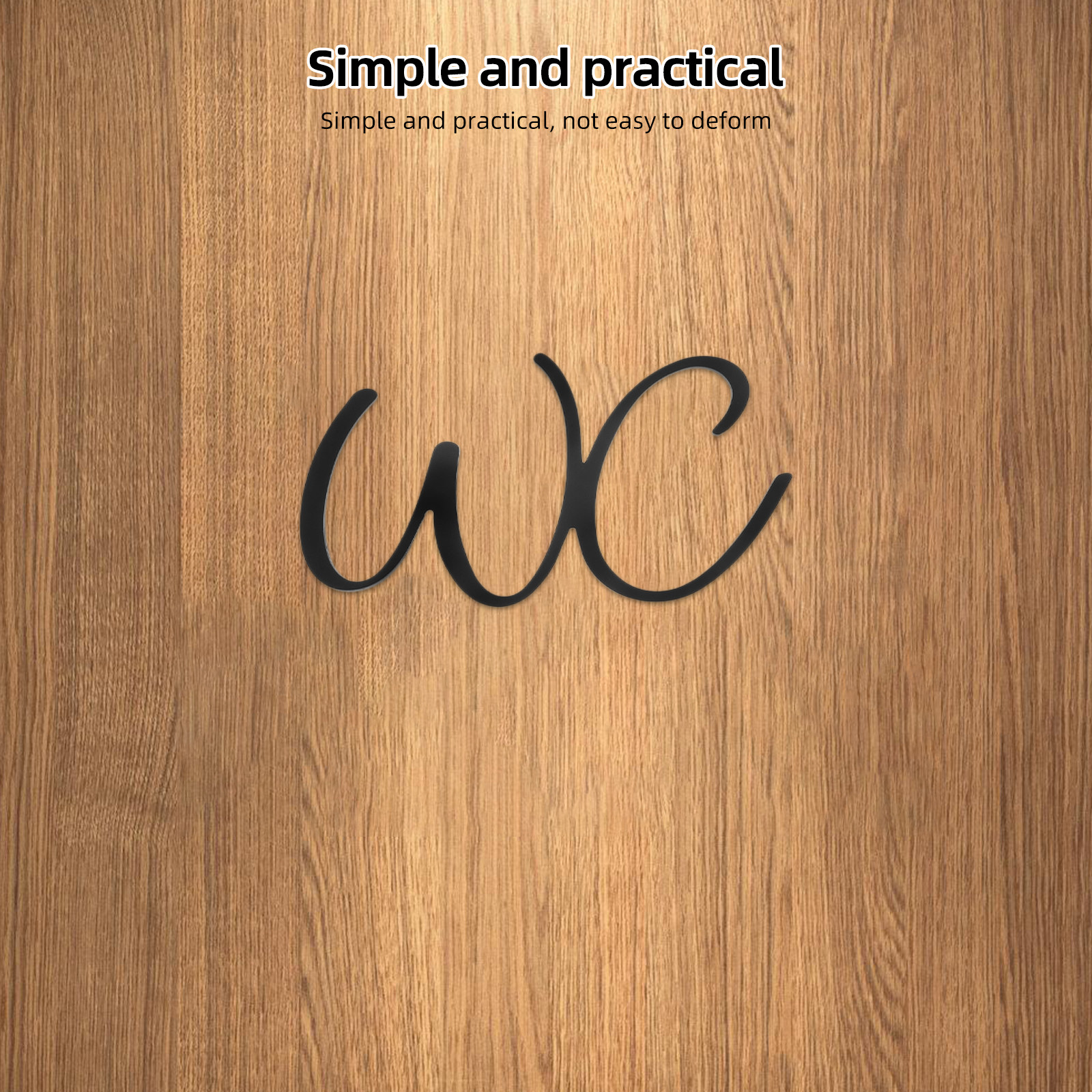 Bathroom Sign Toilet Door Iron - Home Bathroom Door Signs บทวิจารณ์และราคา