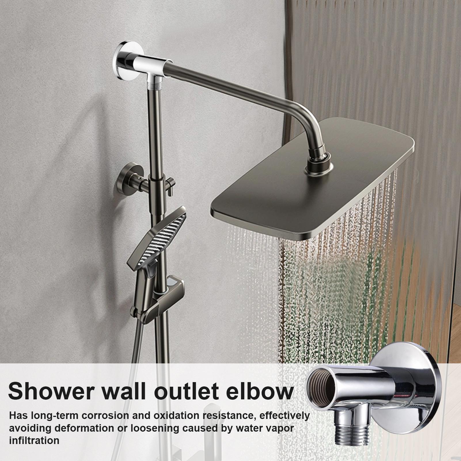 Shower Elbow Shower Outlet Elb - Home Outlet Bathroom บทวิจารณ์และราคา