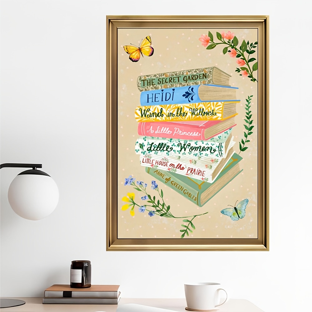 1pc Vintage Library Bookshop C - Home Bathroom Pictures บทวิจารณ์และราคา