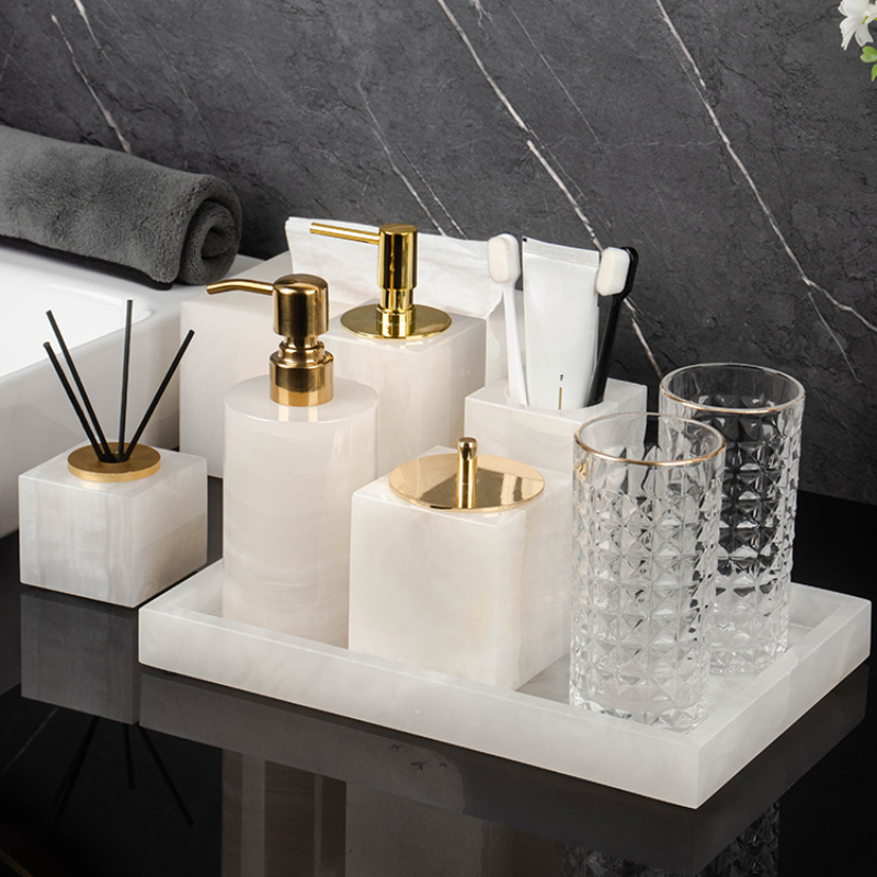 1pc Marble Toiletries Separate - Zara Home Bathroom Set บทวิจารณ์และราคา