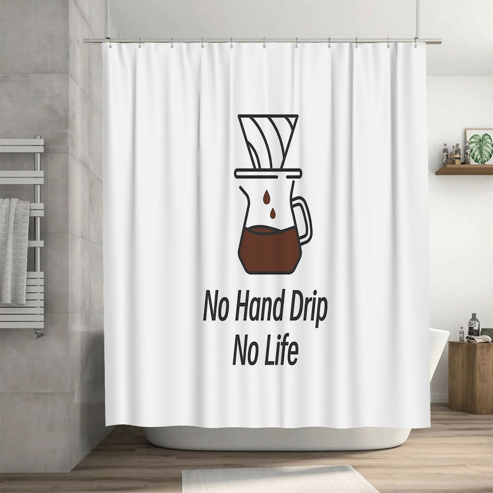 Coffee Lover Shower Curtain Fu - Home Bathroom Decor Ideas บทวิจารณ์และราคา
