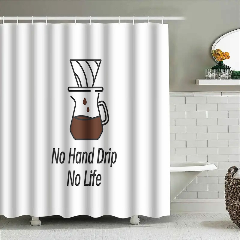 Coffee Lover Shower Curtain Fu - Home Bathroom Decor Ideas บทวิจารณ์และราคา