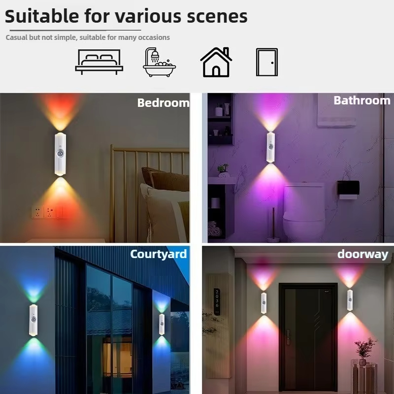 Smart RGB Gradient Night Light - Bathroom Home Improvement บทวิจารณ์และราคา