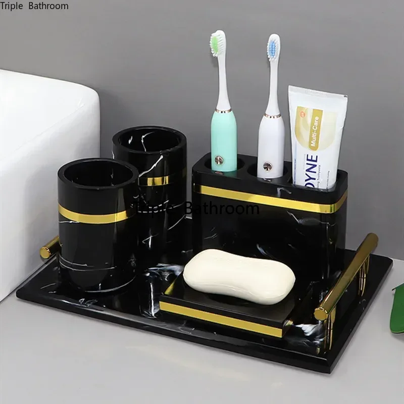 1pc Light Luxury Bathroom Toil - Zara Home Bathroom Set บทวิจารณ์และราคา
