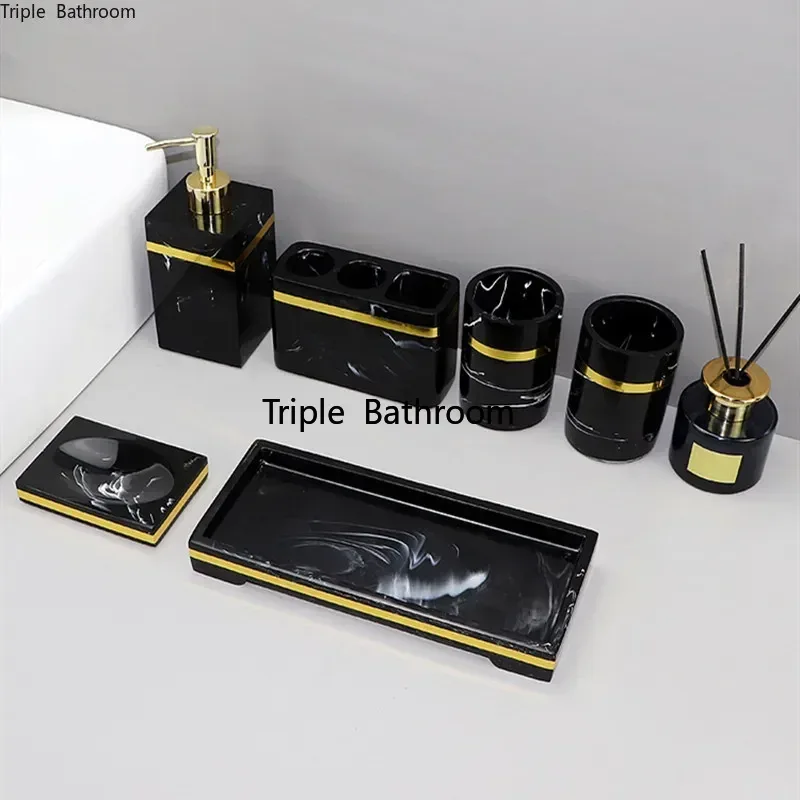 1pc Light Luxury Bathroom Toil - Zara Home Bathroom Set บทวิจารณ์และราคา