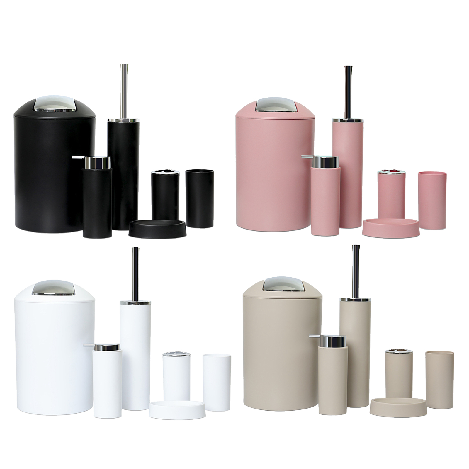 6Pcs Bathroom Accessories Set  - Zara Home Bathroom Set บทวิจารณ์และราคา