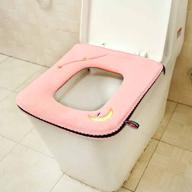 Square with Zipper Home Toilet - Home Bathroom Mats บทวิจารณ์และราคา