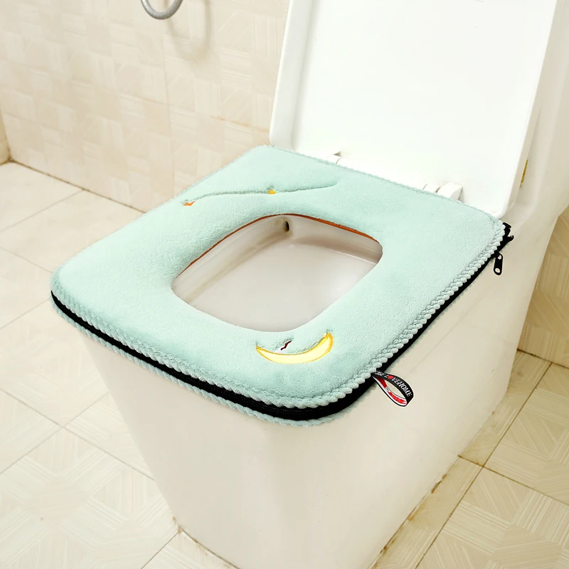 Square with Zipper Home Toilet - Home Bathroom Mats บทวิจารณ์และราคา
