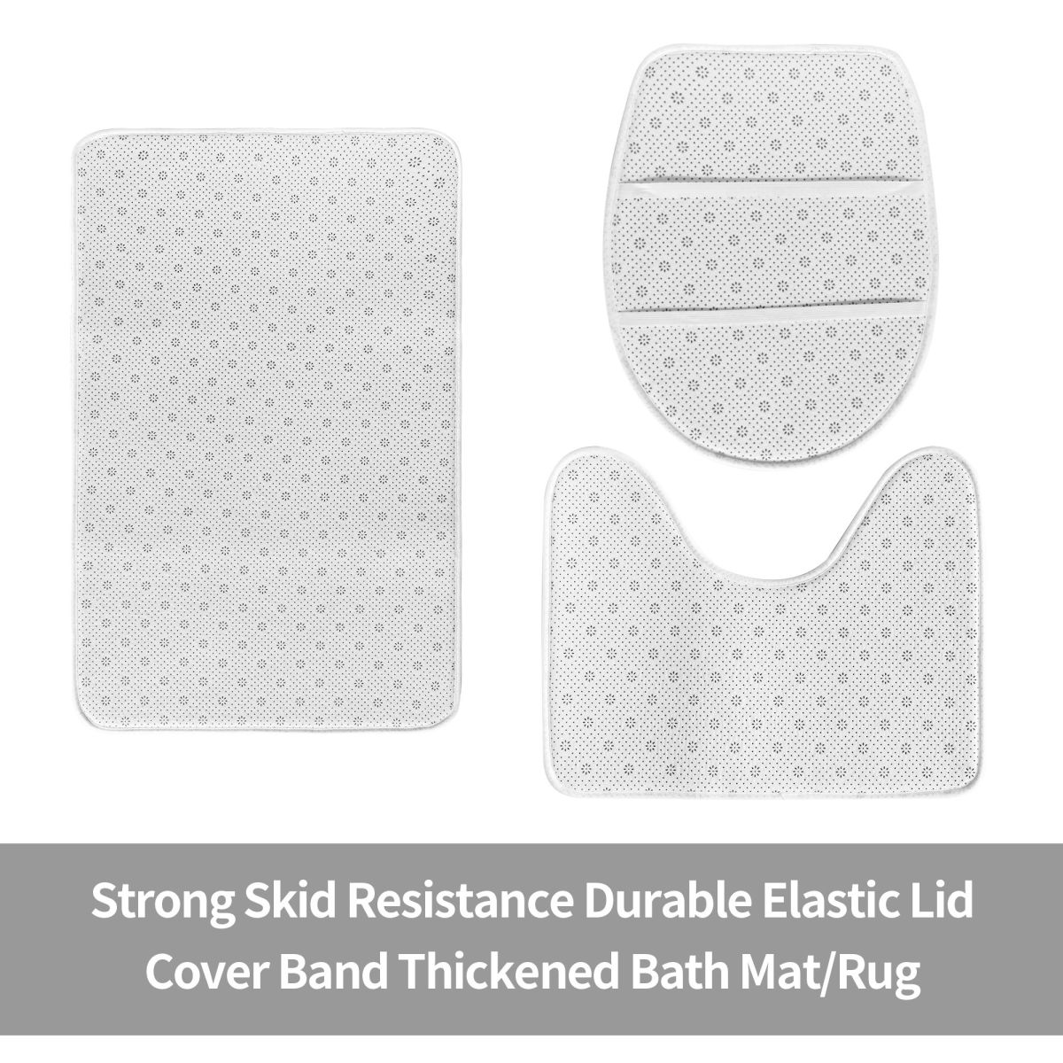 Two Tpot BFDI 3 Pcs Bath Mat B - Home Bathroom With Two Toilets บทวิจารณ์และราคา