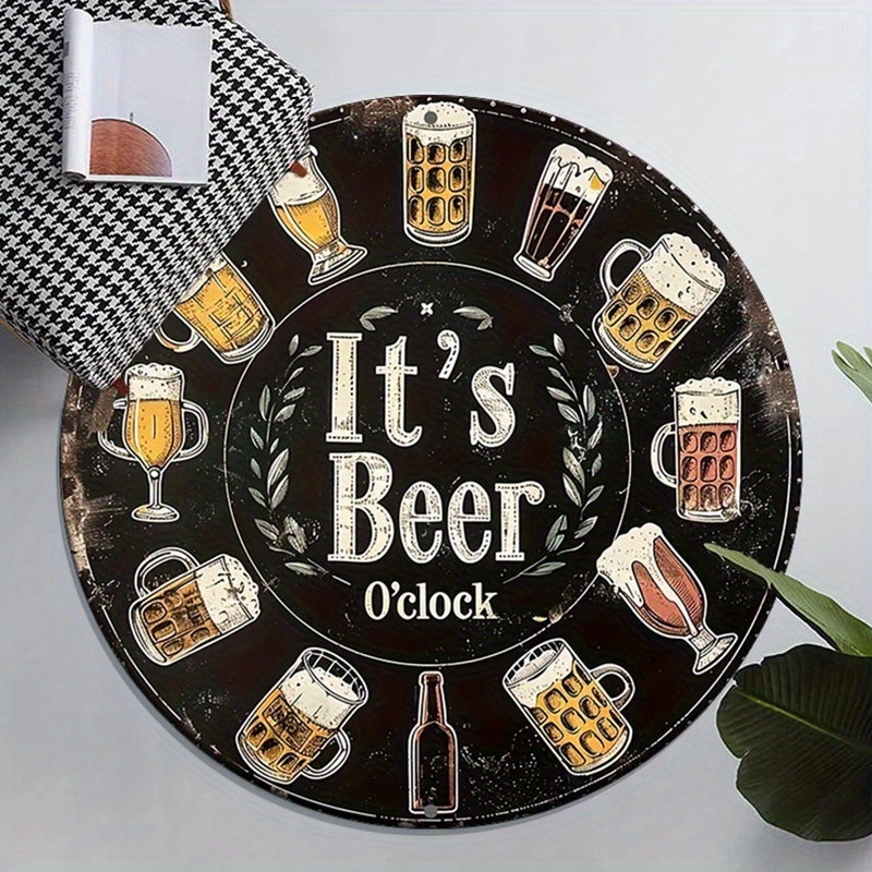 Funny Beer O’Clock Round Rug F - Home Bathroom Decor Ideas บทวิจารณ์และราคา