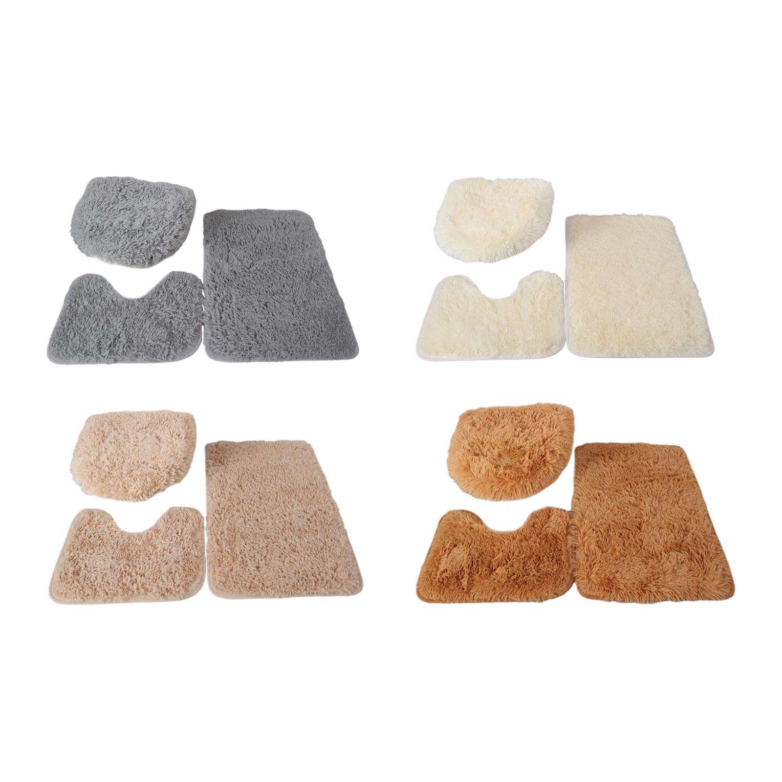 3Pcs Non Slip Bath Rugs Set To - Zara Home Bathroom Set บทวิจารณ์และราคา