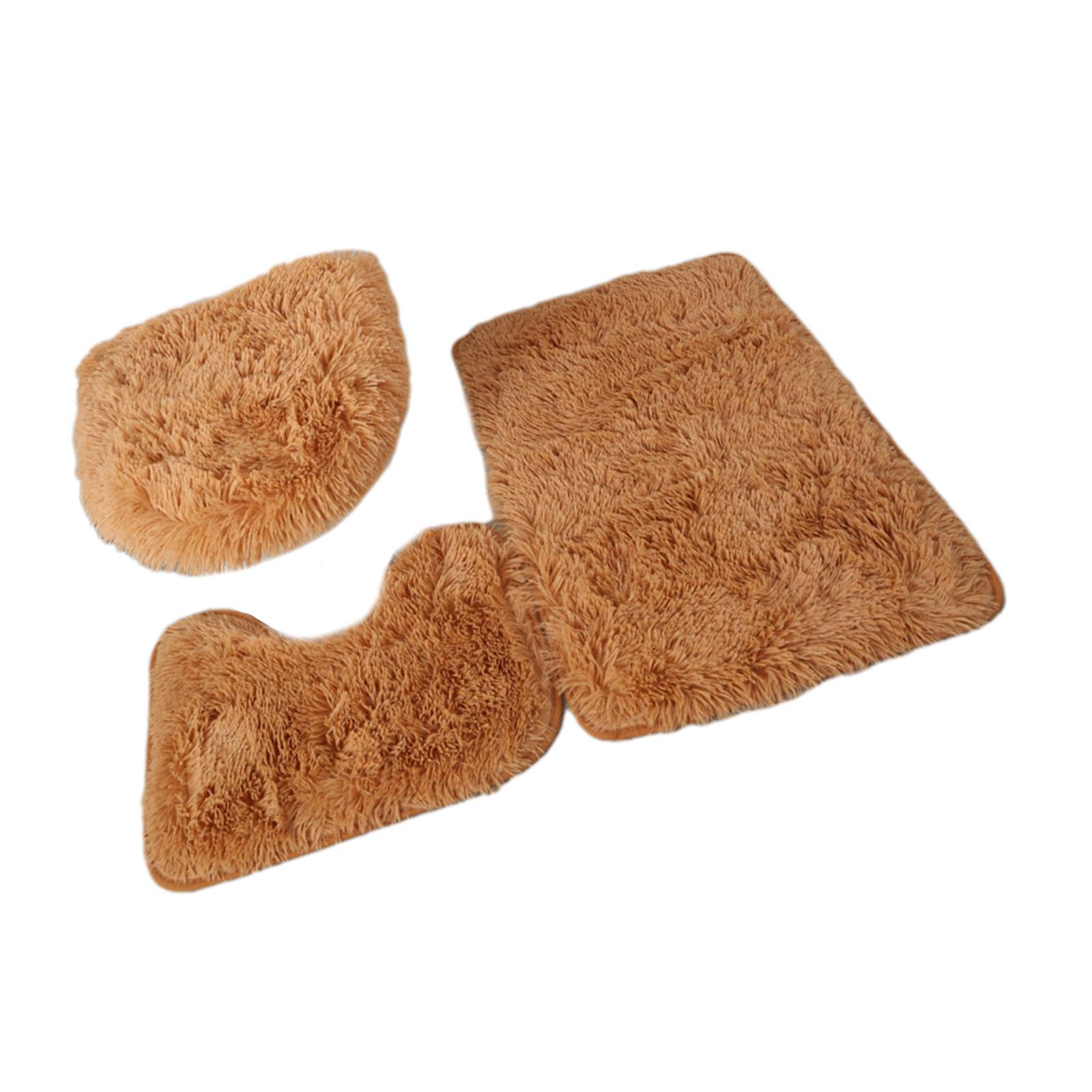 3Pcs Non Slip Bath Rugs Set To - Zara Home Bathroom Set บทวิจารณ์และราคา