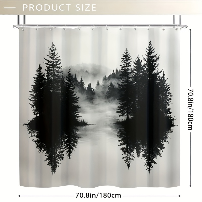Misty Forest Woodland Shower C - Home Bathroom Decor Ideas บทวิจารณ์และราคา