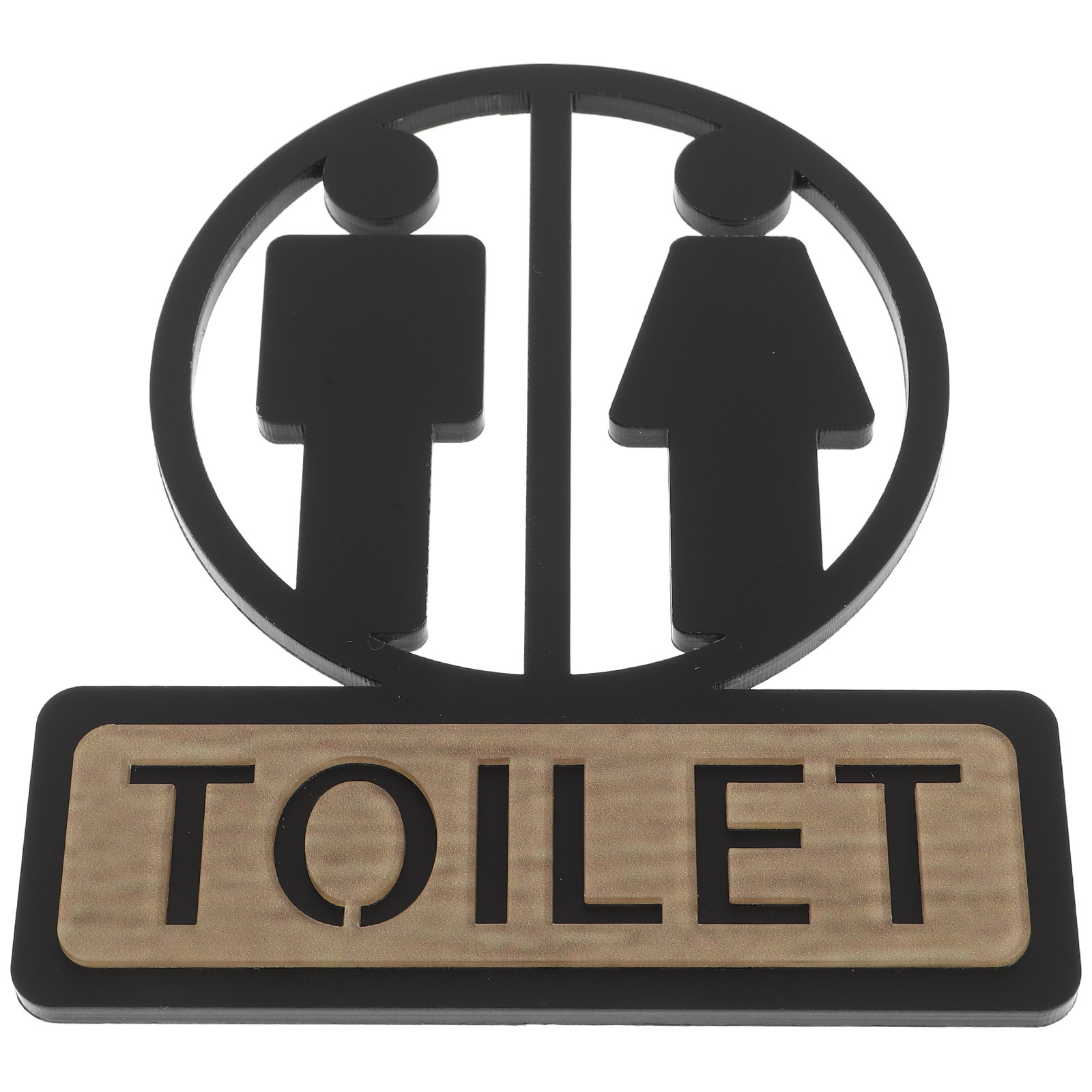 Modern Acrylic Bathroom Signs  - Home Bathroom Door Signs บทวิจารณ์และราคา