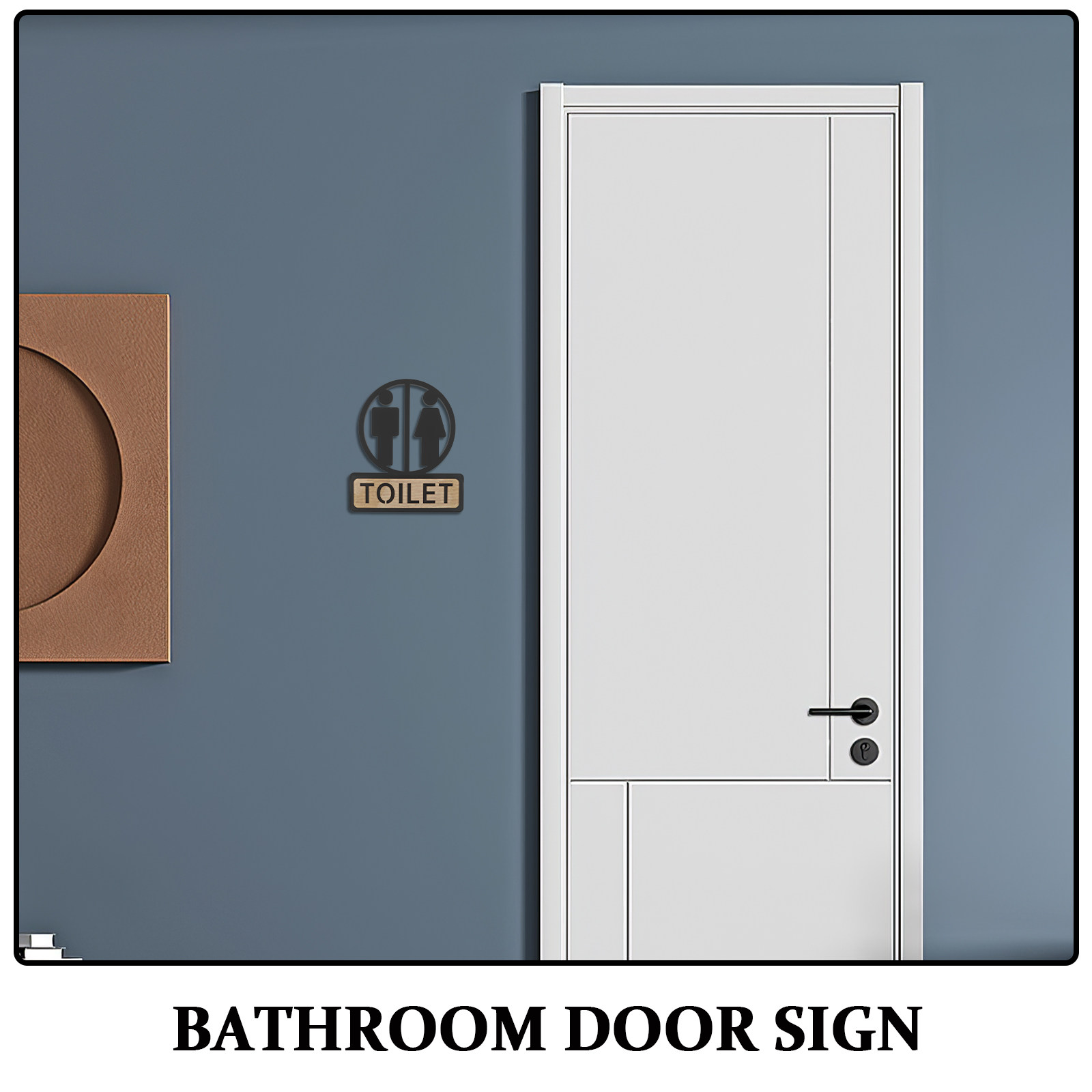 Modern Acrylic Bathroom Signs  - Home Bathroom Door Signs บทวิจารณ์และราคา