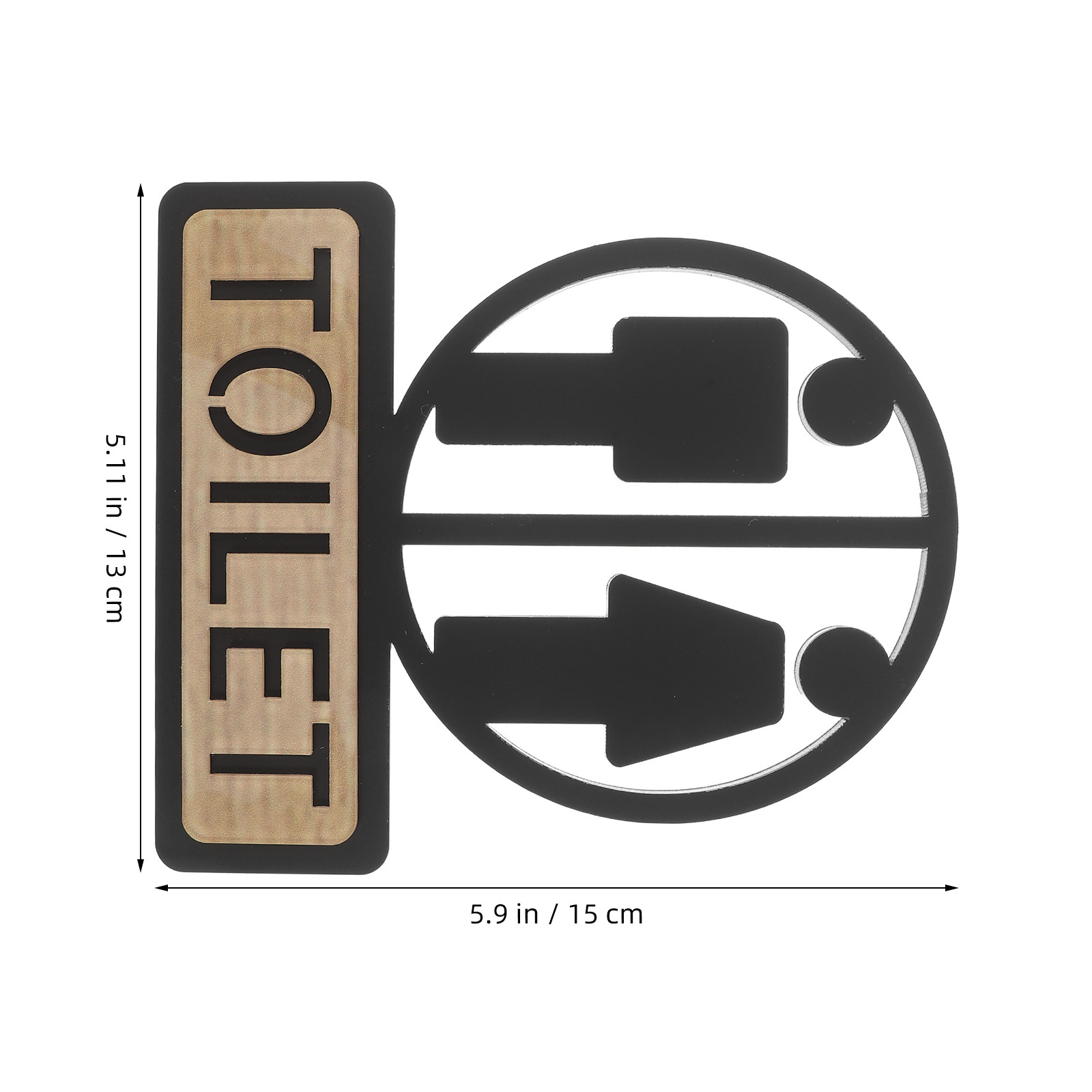 Modern Acrylic Bathroom Signs  - Home Bathroom Door Signs บทวิจารณ์และราคา
