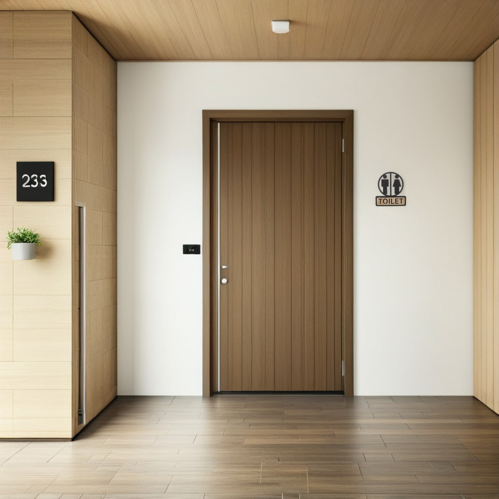 Modern Acrylic Bathroom Signs  - Home Bathroom Door Signs บทวิจารณ์และราคา
