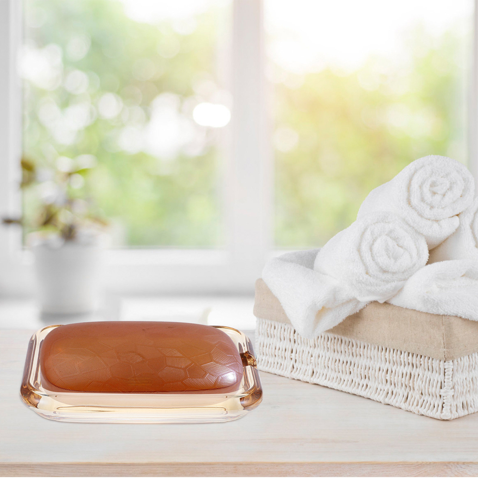 Glass Soap Holder Elegant Desi - Home Bathroom Decor Ideas บทวิจารณ์และราคา