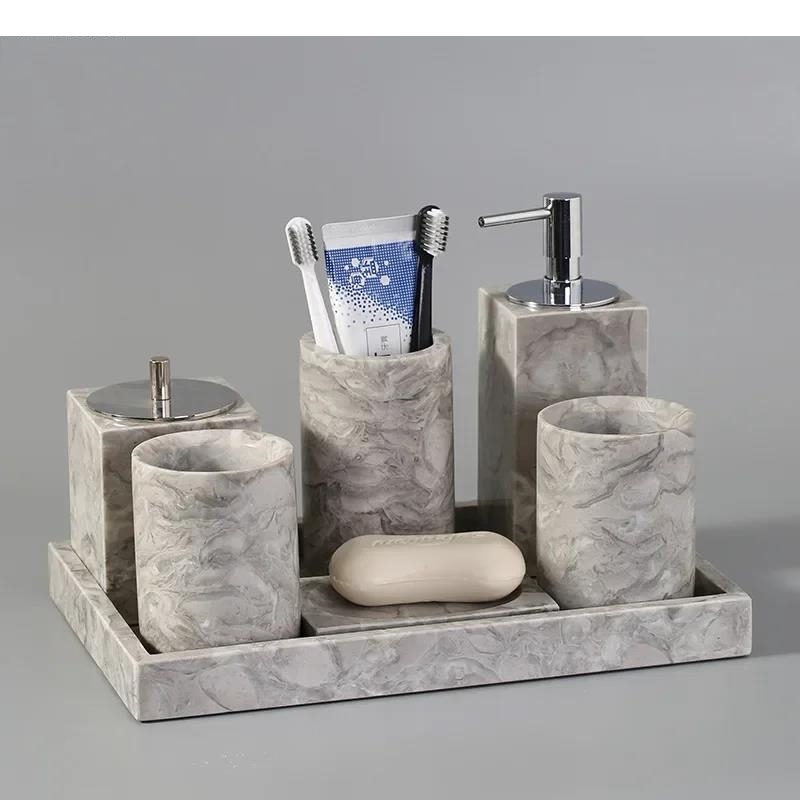 Marble Toiletry Set Cotton Swa - Zara Home Bathroom Set บทวิจารณ์และราคา